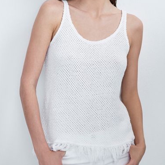Velvet by Graham & Spencer Fringe Tank - Picture 1 of 9